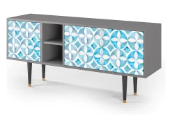 Online Mueble de TV - 150х69х41 cm - T5 - Porto Mood, Cinza Cinzento