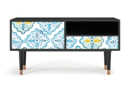 Móvel De Tv* Mueble de TV - 115х59х48 cm - T3 - Portugese tiles, Antracite Cinza antracite