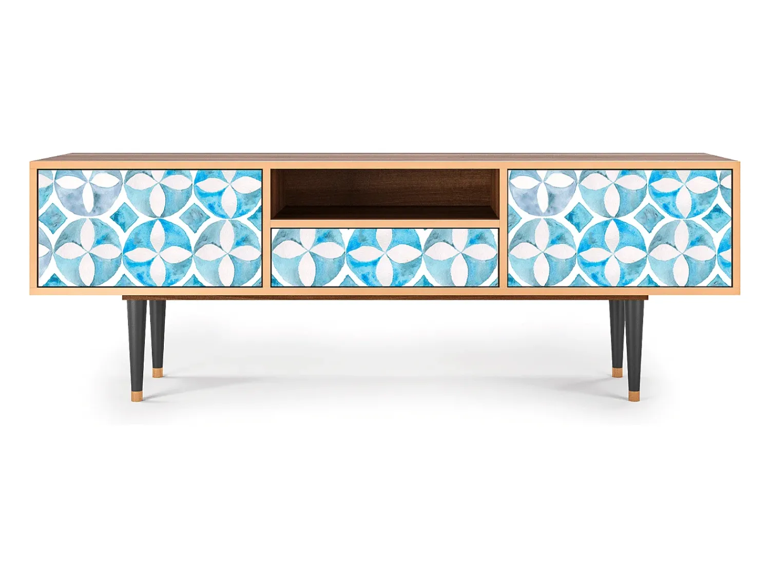 Mueble de TV - 170х59х41 cm - T6 - Porto Mood, Nogueira^ Móvel De Tv