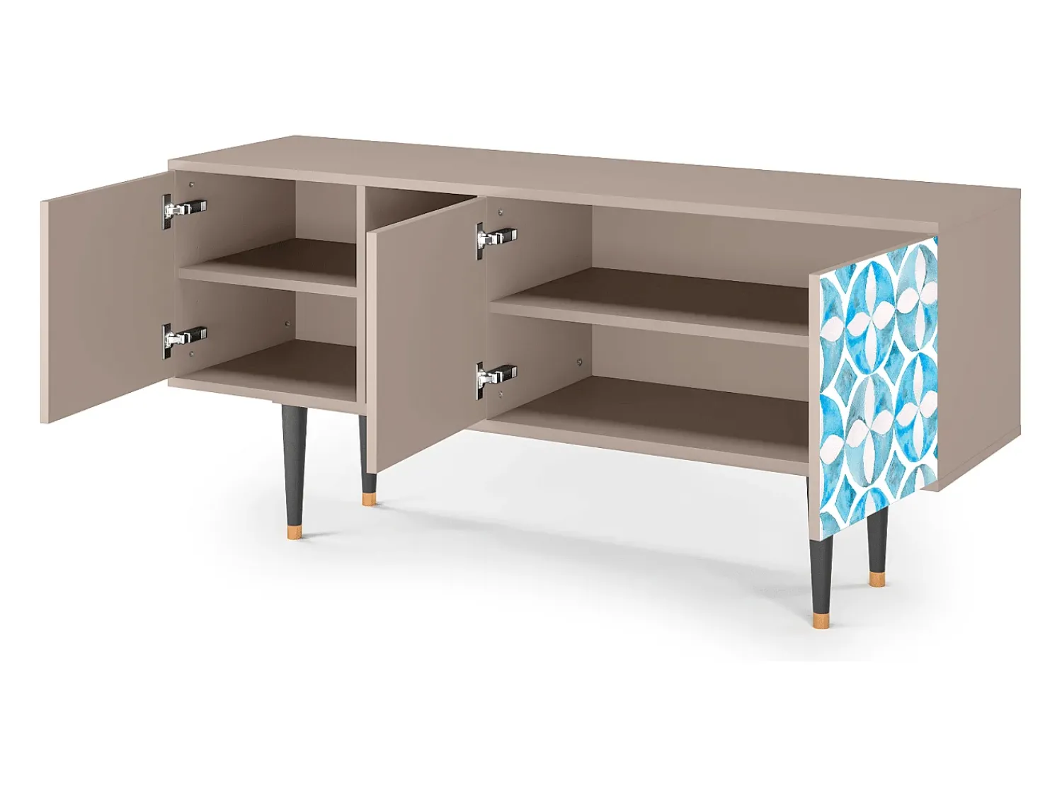 Móvel De Tv* Mueble de TV - 150х69х41 cm - T5 - Porto Mood, Latte Bege