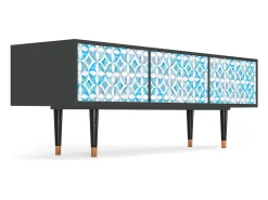 Móvel De Tv| Mueble de TV - 170х59х48 cm - T4 - Porto Mood, Antracite Cinza antracite