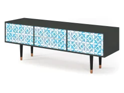 Móvel De Tv| Mueble de TV - 170х59х48 cm - T4 - Porto Mood, Antracite Cinza antracite