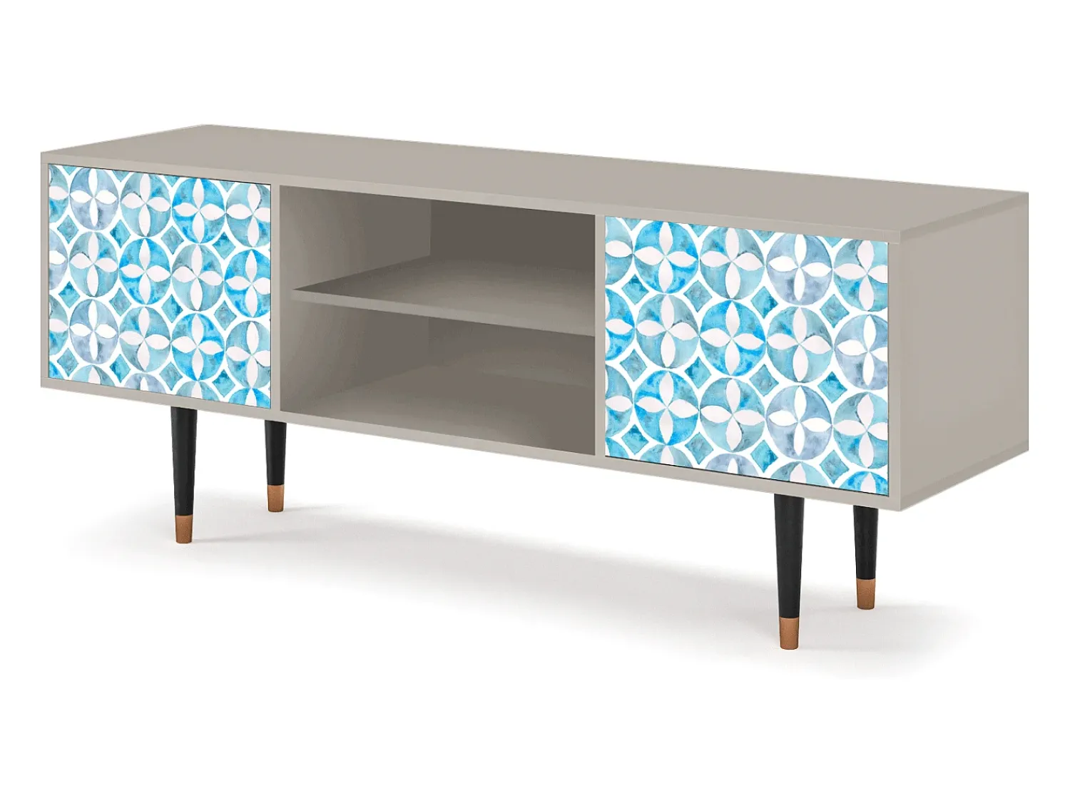 Online Mueble de TV - 170х69х48 cm - T2 - Porto Mood, Areia Bege