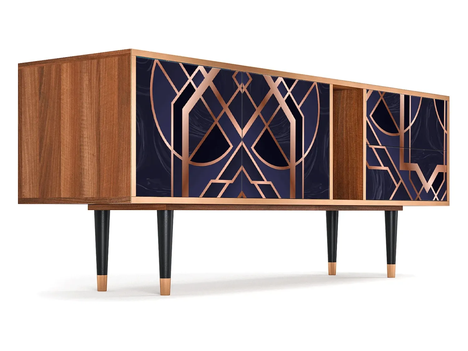 Sale Mueble de TV - 170х69х48 cm - T1 - Purple Temple, Nogueira Castanho