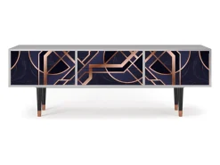 Best Mueble de TV - 170х59х48 cm - T4 - Purple Temple, Cinza Cinzento