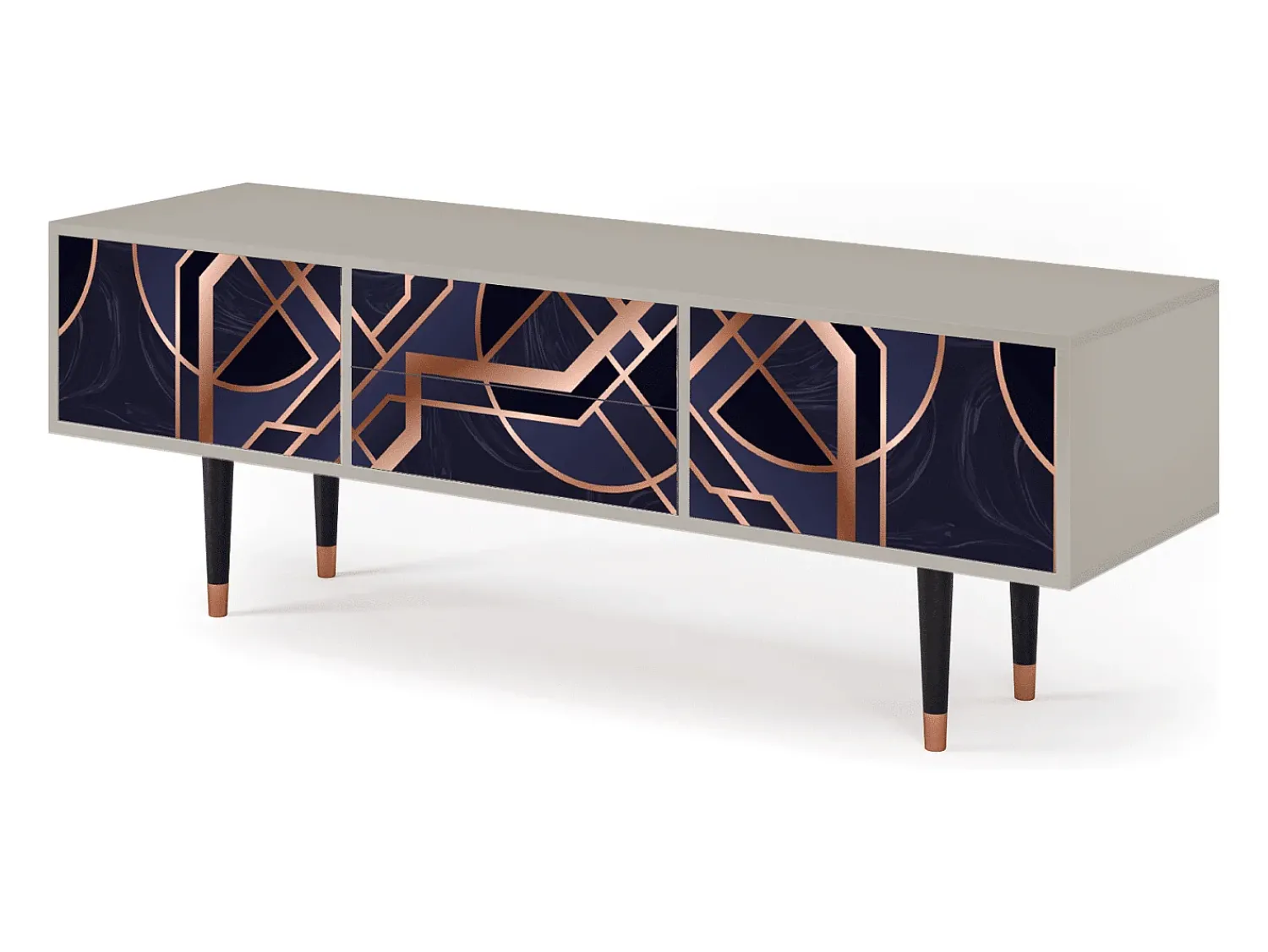 Móvel De Tv* Mueble de TV - 170х59х48 cm - T4 - Purple Temple, Areia Bege