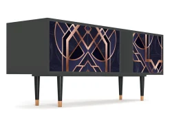 Mueble de TV - 170х69х48 cm - T1 - Purple Temple, Antracite^ Móvel De Tv