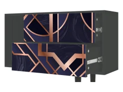 Mueble de TV - 170х69х48 cm - T1 - Purple Temple, Antracite^ Móvel De Tv