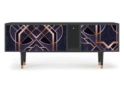 Mueble de TV - 170х69х48 cm - T1 - Purple Temple, Antracite^ Móvel De Tv