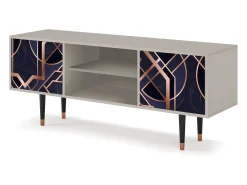 Mueble de TV - 170х69х48 cm - T2 - Purple Temple, Areia^ Móvel De Tv