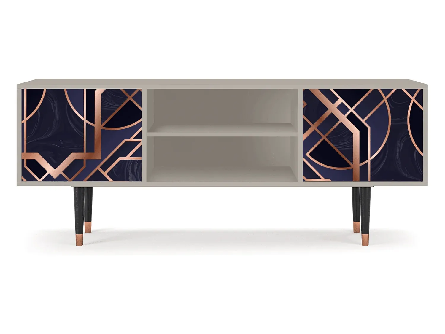 Mueble de TV - 170х69х48 cm - T2 - Purple Temple, Areia^ Móvel De Tv