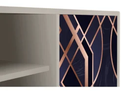 Mueble de TV - 170х69х48 cm - T2 - Purple Temple, Areia^ Móvel De Tv