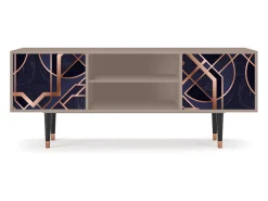 Online Mueble de TV - 170х69х48 cm - T2 - Purple Temple, Latte Bege