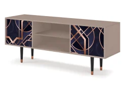 Online Mueble de TV - 170х69х48 cm - T2 - Purple Temple, Latte Bege