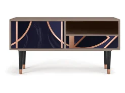 New Mueble de TV - 115х59х48 cm - T3 - Purple Temple, Latte Bege
