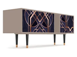 Móvel De Tv* Mueble de TV - 170х69х48 cm - T1 - Purple Temple, Latte Bege