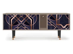 Móvel De Tv* Mueble de TV - 170х69х48 cm - T1 - Purple Temple, Latte Bege