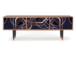 Best Mueble de TV - 170х59х48 cm - T4 - Purple Temple, Nogueira Castanho