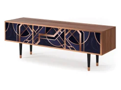 Best Mueble de TV - 170х59х48 cm - T4 - Purple Temple, Nogueira Castanho