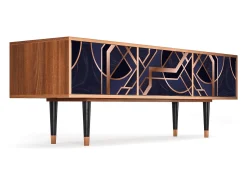 Best Mueble de TV - 170х59х48 cm - T4 - Purple Temple, Nogueira Castanho
