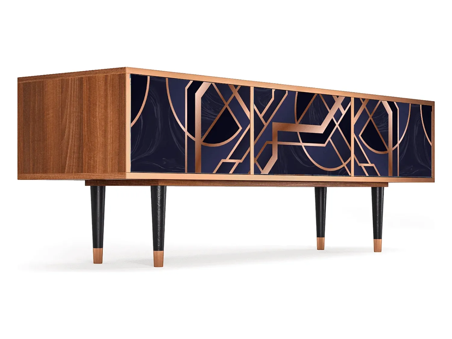 Best Mueble de TV - 170х59х48 cm - T4 - Purple Temple, Nogueira Castanho