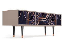 Móvel De Tv* Mueble de TV - 170х59х48 cm - T4 - Purple Temple, Latte Bege
