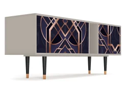 Móvel De Tv* Mueble de TV - 170х69х48 cm - T1 - Purple Temple, Areia Bege
