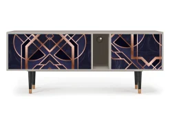 Móvel De Tv* Mueble de TV - 170х69х48 cm - T1 - Purple Temple, Areia Bege