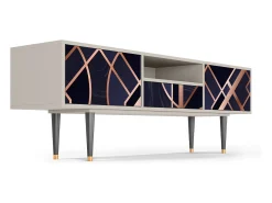 Móvel De Tv* Mueble de TV - 170х59х41 cm - T6 - Purple Temple, Areia Bege