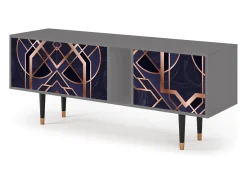 Online Mueble de TV - 170х69х48 cm - T1 - Purple Temple, Cinza Cinzento