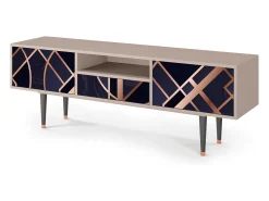 Sale Mueble de TV - 170х59х41 cm - T6 - Purple Temple, Latte Bege