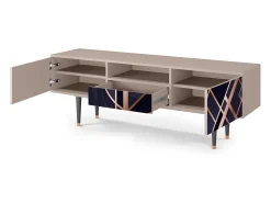 Sale Mueble de TV - 170х59х41 cm - T6 - Purple Temple, Latte Bege