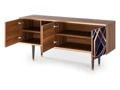 Best Mueble de TV - 150х69х41 cm - T5 - Purple Temple, Nogueira Castanho