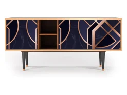 Best Mueble de TV - 150х69х41 cm - T5 - Purple Temple, Nogueira Castanho