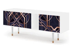 Mueble de TV - 170х69х48 cm - T1 - Purple Temple, Branco^ Móvel De Tv