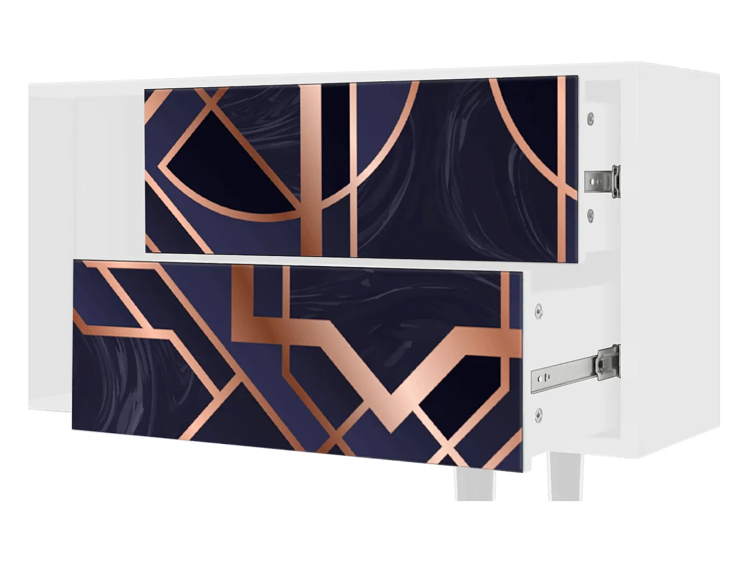 Mueble de TV - 170х69х48 cm - T1 - Purple Temple, Branco^ Móvel De Tv