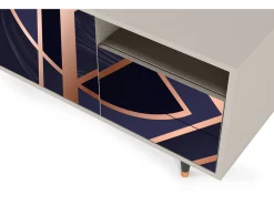 Mueble de TV - 125х56х41 cm - T7 - Purple Temple, Areia^ Móvel De Tv