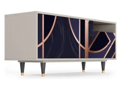 Mueble de TV - 125х56х41 cm - T7 - Purple Temple, Areia^ Móvel De Tv