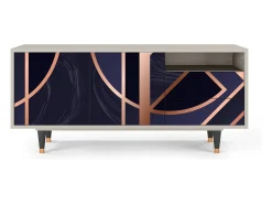 Mueble de TV - 125х56х41 cm - T7 - Purple Temple, Areia^ Móvel De Tv
