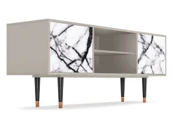 Móvel De Tv| Mueble de TV - 170х69х48 cm - T2 - Raven Marble, Areia Bege