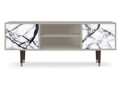 Móvel De Tv| Mueble de TV - 170х69х48 cm - T2 - Raven Marble, Areia Bege