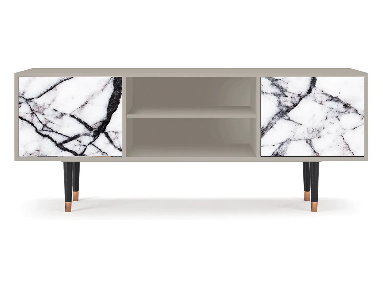 Móvel De Tv| Mueble de TV - 170х69х48 cm - T2 - Raven Marble, Areia Bege