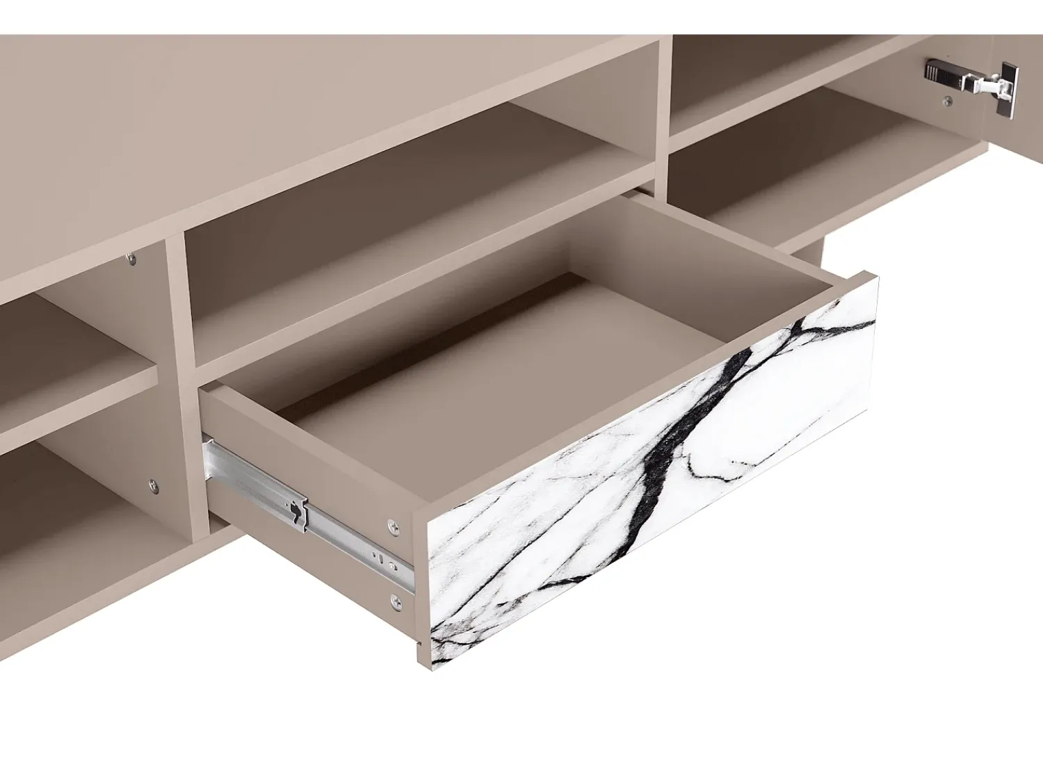 Mueble de TV - 170х59х41 cm - T6 - Raven Marble, Latte^ Móvel De Tv