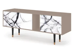 Best Mueble de TV - 170х69х48 cm - T1 - Raven Marble, Latte Bege