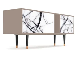 Best Mueble de TV - 170х69х48 cm - T1 - Raven Marble, Latte Bege