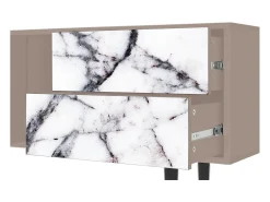 Best Mueble de TV - 170х69х48 cm - T1 - Raven Marble, Latte Bege