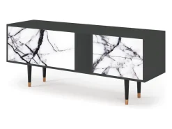Mueble de TV - 170х69х48 cm - T1 - Raven Marble, Antracite^ Móvel De Tv