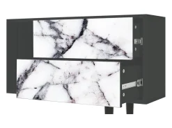 Mueble de TV - 170х69х48 cm - T1 - Raven Marble, Antracite^ Móvel De Tv