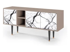 Mueble de TV - 150х69х41 cm - T5 - Raven Marble, Latte^ Móvel De Tv