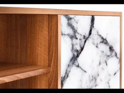 Mueble de TV - 170х69х48 cm - T2 - Raven Marble, Nogueira^ Móvel De Tv